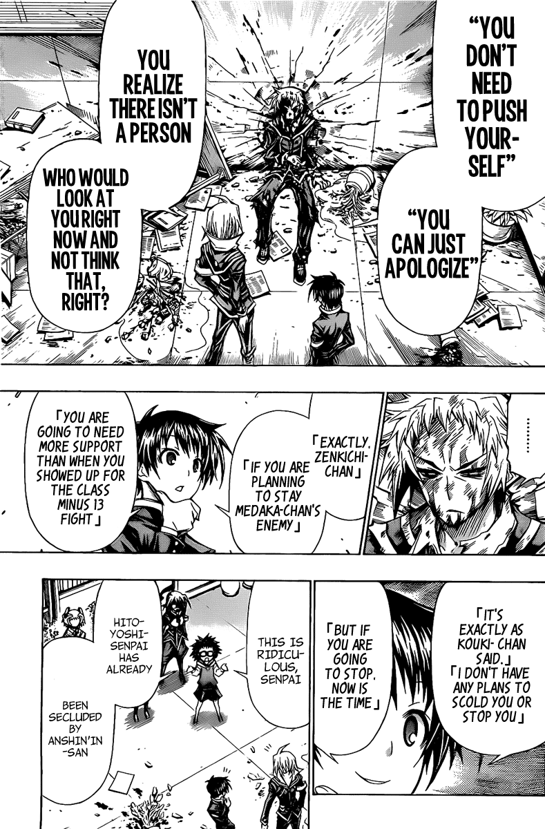 Medaka Box Chapter 118 page 7 - Chapter 118 : The 118th Suggestion - I'm Trying to Change