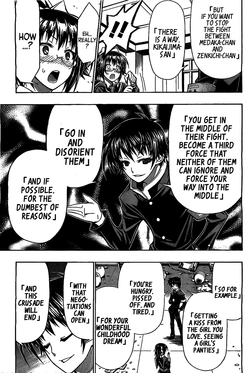 Medaka Box Chapter 119 page 17 - Chapter 119 : The 119th Suggestion - Tsurubami Kamome