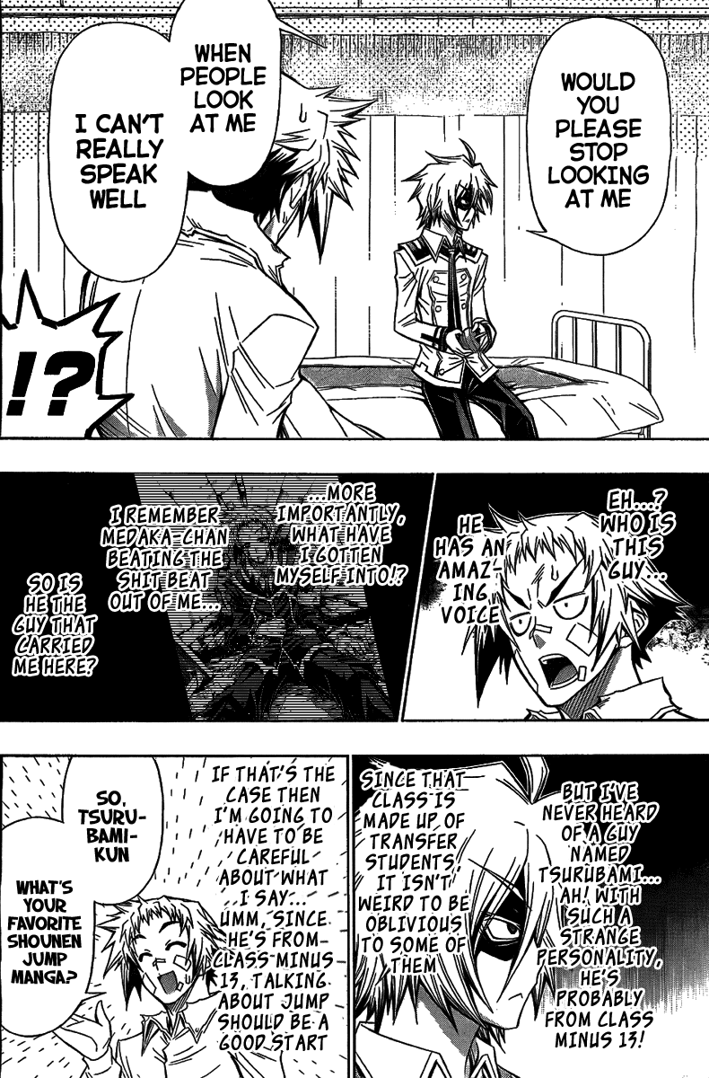Medaka Box Chapter 119 page 4 - Chapter 119 : The 119th Suggestion - Tsurubami Kamome