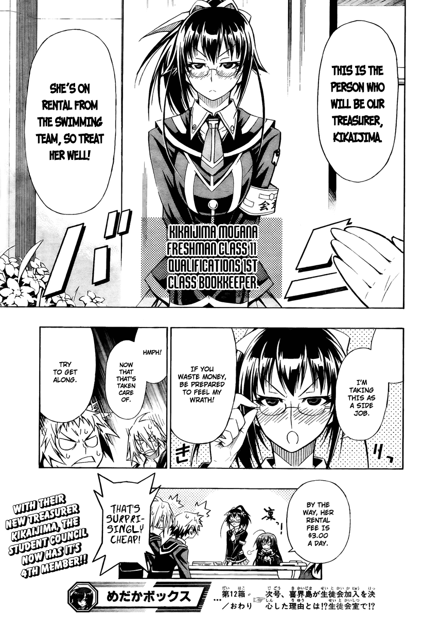Medaka Box Chapter 12 page 21 - Chapter 12 : The 12th Suggestion - I Like You More Than Money