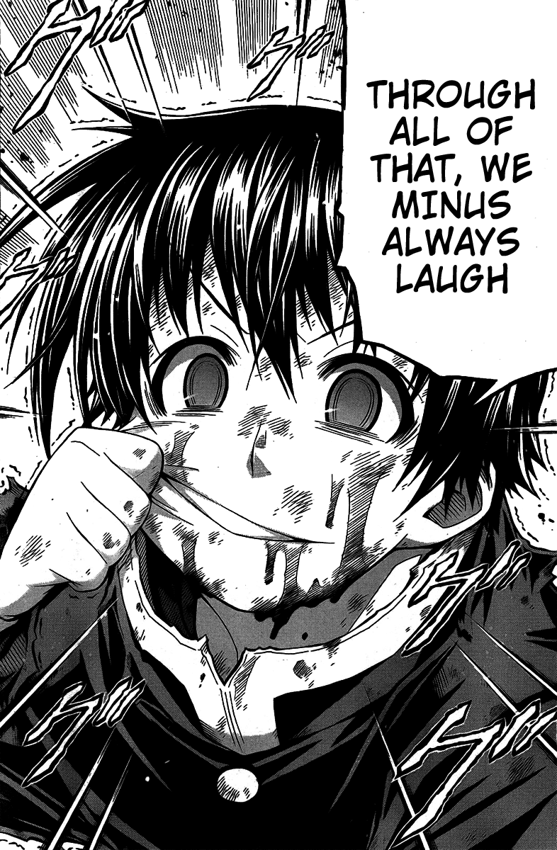 Medaka Box Chapter 120 page 20 - Chapter 120 : The 120th Suggestion - Not Even a Smile