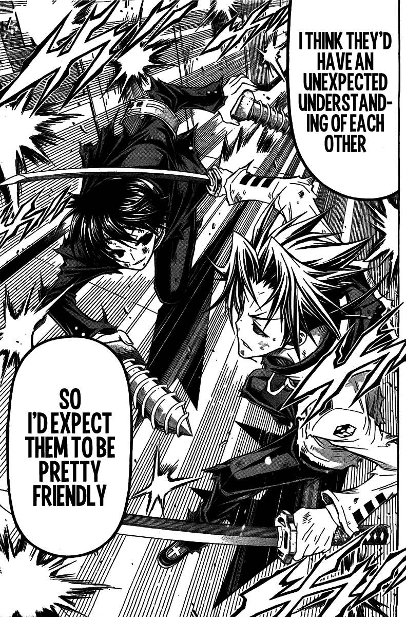 Medaka Box Chapter 120 page 7 - Chapter 120 : The 120th Suggestion - Not Even a Smile