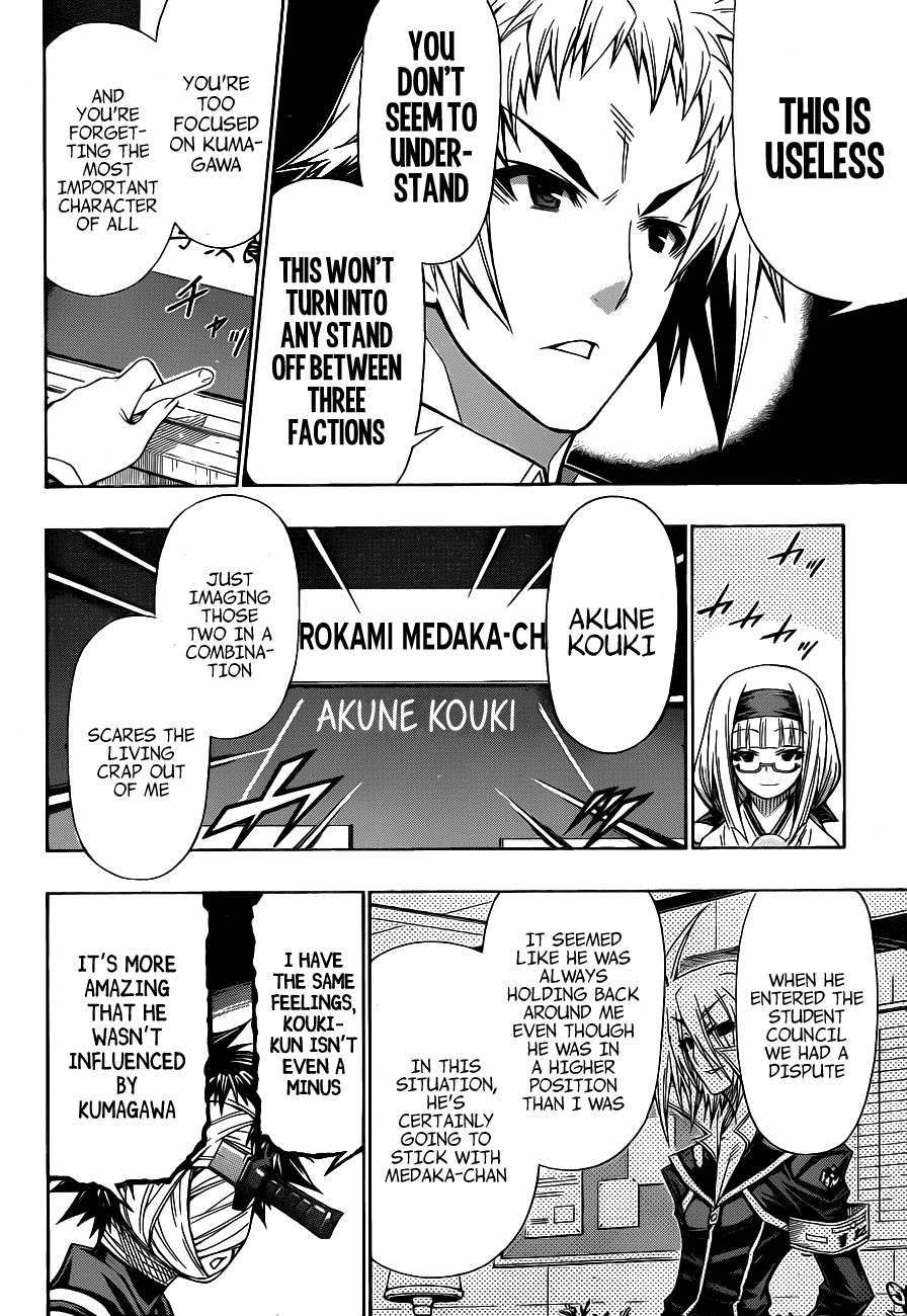 Medaka Box Chapter 122.2 page 10 - Chapter 122 v2 : The 122nd Suggestion - I Heard About it, but…