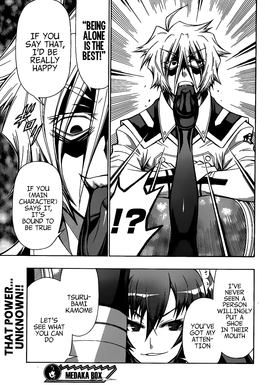 Medaka Box Chapter 122.2 page 21 - Chapter 122 v2 : The 122nd Suggestion - I Heard About it, but…