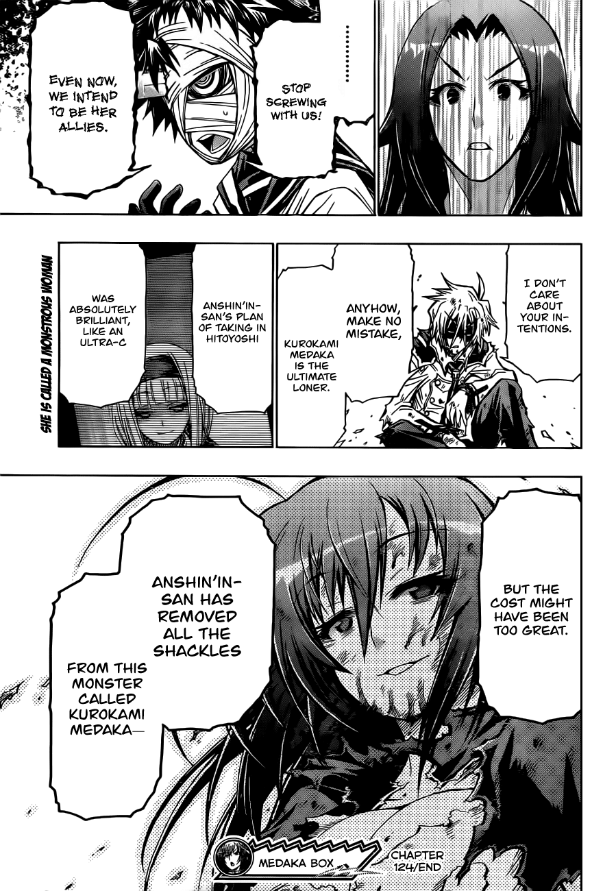 Medaka Box Chapter 124.3 page 20 - Chapter 124 v3 : The 124th Suggestion - The Cost Was Too Great