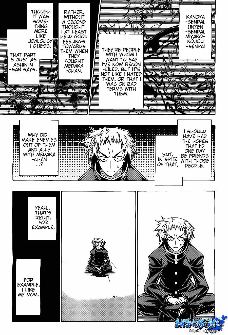 Medaka Box Chapter 126.2 page 10 - Chapter 126 v2 : The 126th Suggestion - What's Important to a Person's Heart Is