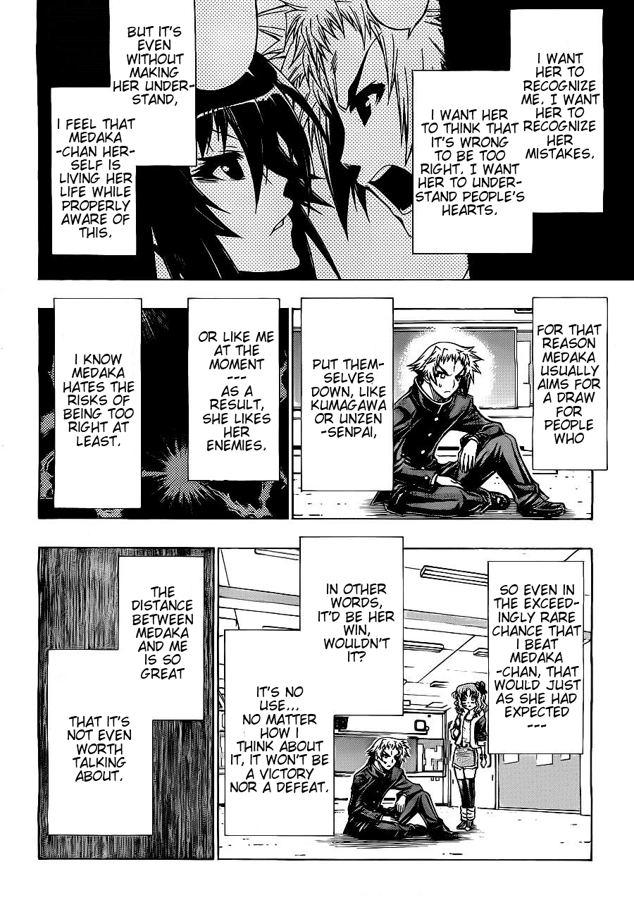 Medaka Box Chapter 126.2 page 7 - Chapter 126 v2 : The 126th Suggestion - What's Important to a Person's Heart Is