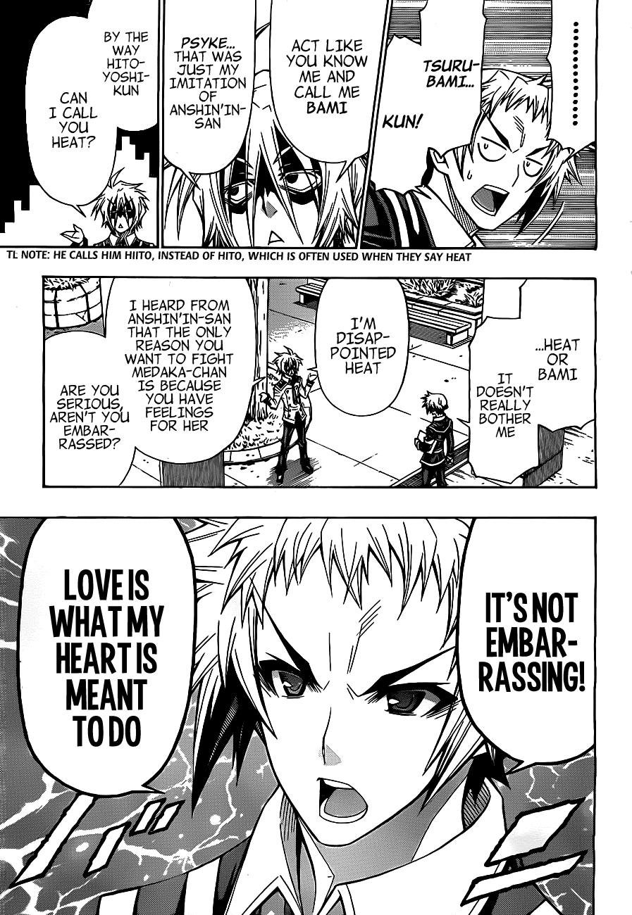 Medaka Box Chapter 127 page 11 - Chapter 127 : The 127th Suggestion - That's Why, Next Year, Medaka-chan Will