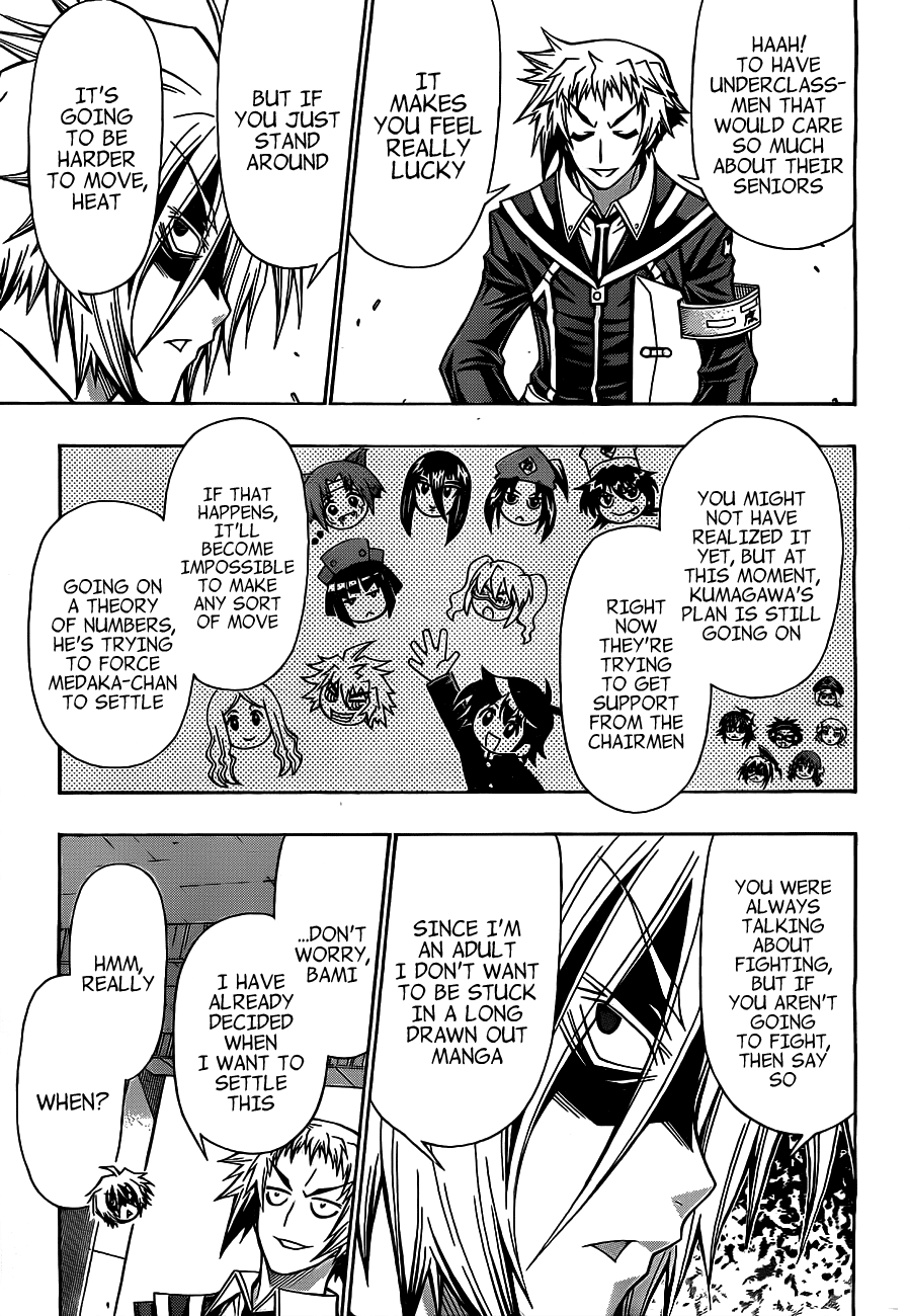 Medaka Box Chapter 127 page 13 - Chapter 127 : The 127th Suggestion - That's Why, Next Year, Medaka-chan Will