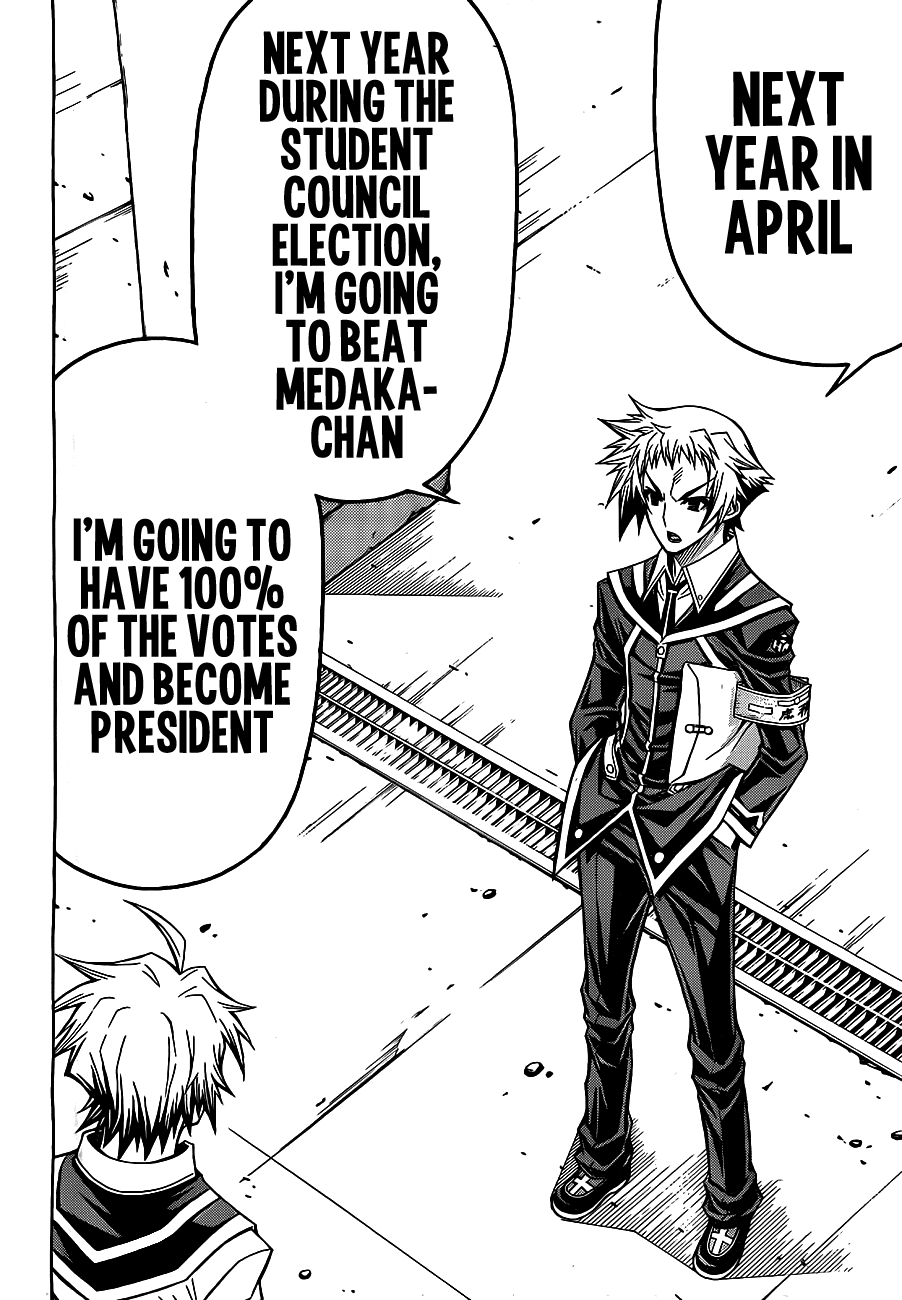 Medaka Box Chapter 127 page 14 - Chapter 127 : The 127th Suggestion - That's Why, Next Year, Medaka-chan Will