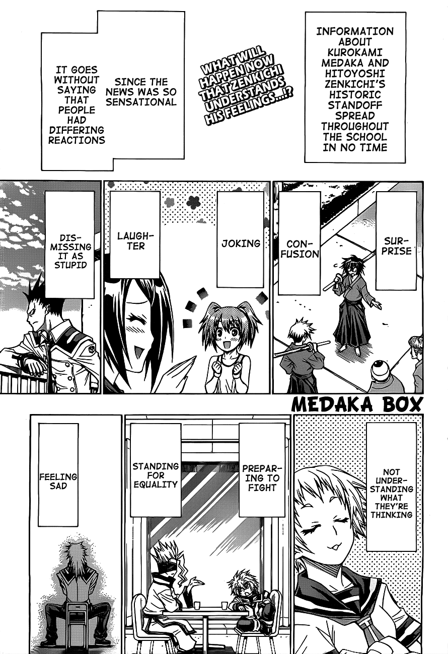 Medaka Box Chapter 127 page 3 - Chapter 127 : The 127th Suggestion - That's Why, Next Year, Medaka-chan Will