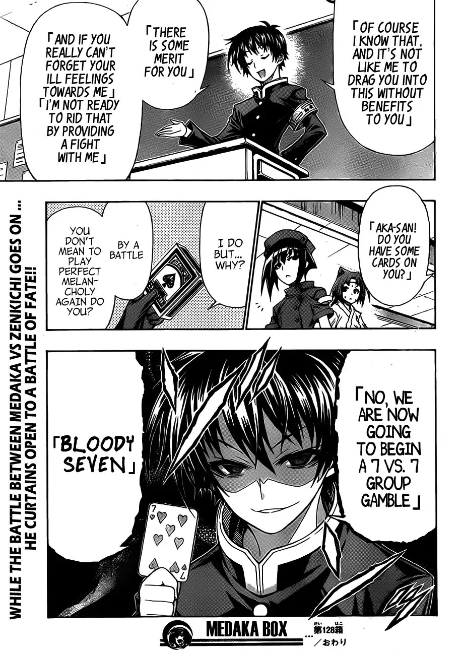 Medaka Box Chapter 128 page 20 - Chapter 128 : Unlike Justic But Not Always