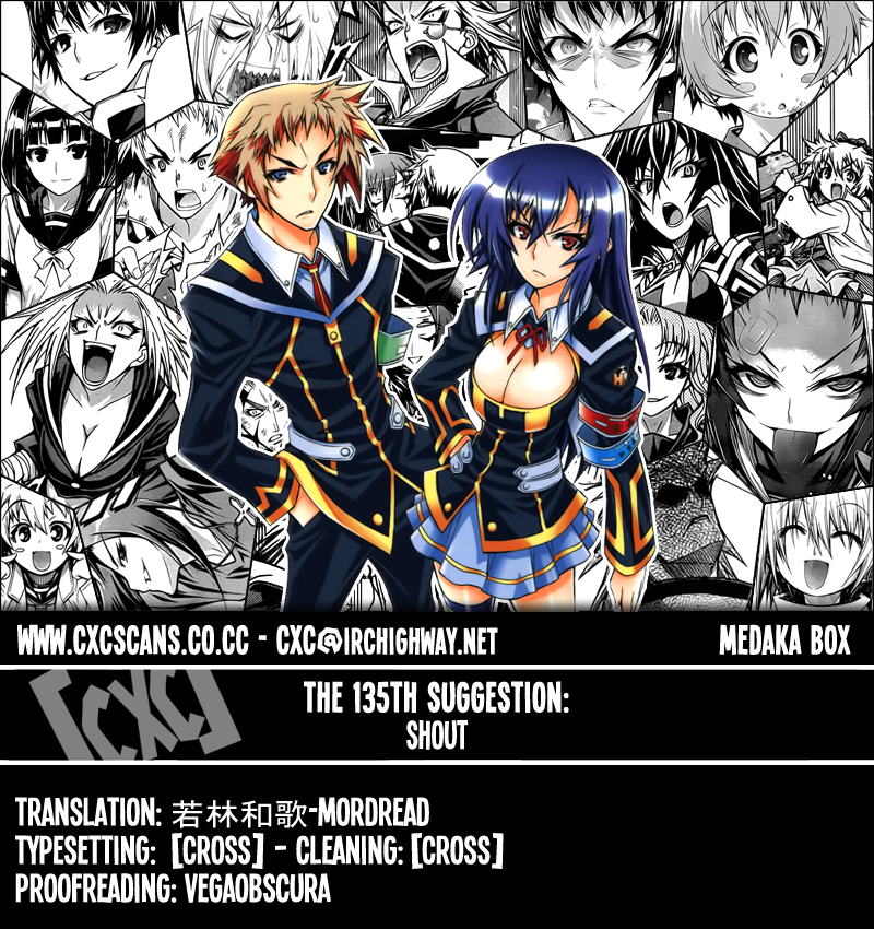 Medaka Box Chapter 135 page 1 - Chapter 135 : The 135th Suggestion - Shout