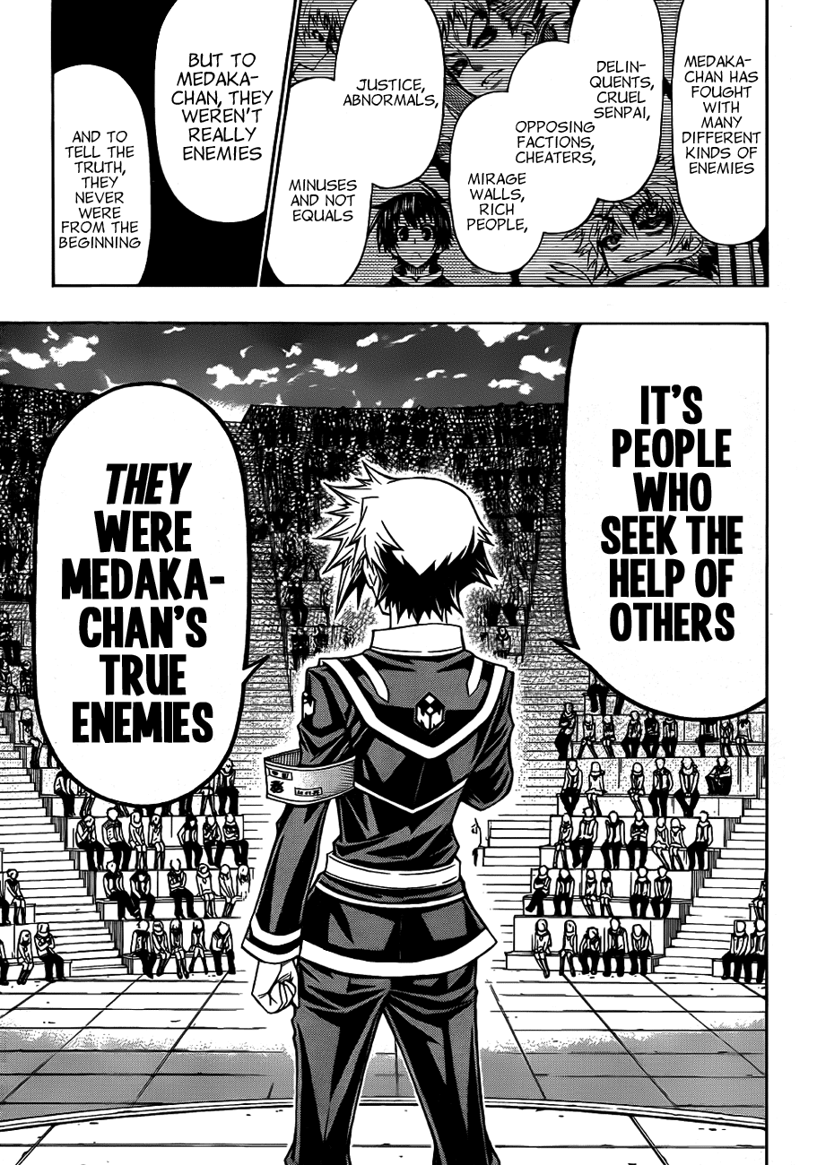 Medaka Box Chapter 138 page 11 - Chapter 138 : The 138th Suggestion - If You Wish to Change Medaka-chan
