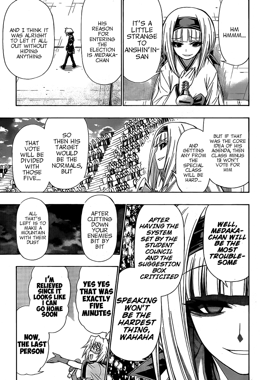 Medaka Box Chapter 138 page 15 - Chapter 138 : The 138th Suggestion - If You Wish to Change Medaka-chan