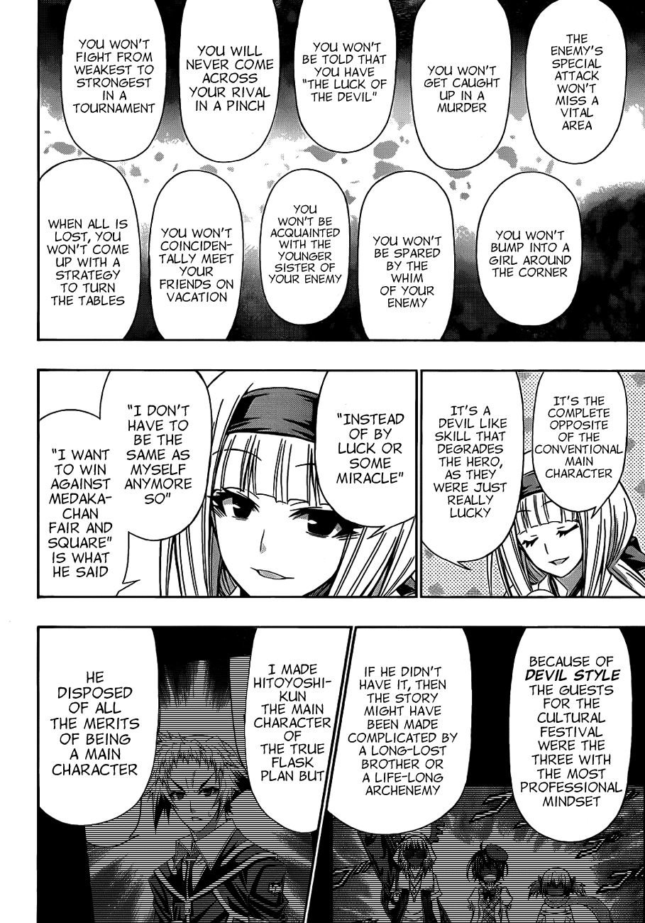 Medaka Box Chapter 138 page 20 - Chapter 138 : The 138th Suggestion - If You Wish to Change Medaka-chan