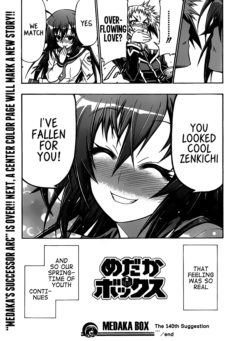 Medaka Box Chapter 140 page 21 - Chapter 140 : The 140th Suggestion - Life is Epic