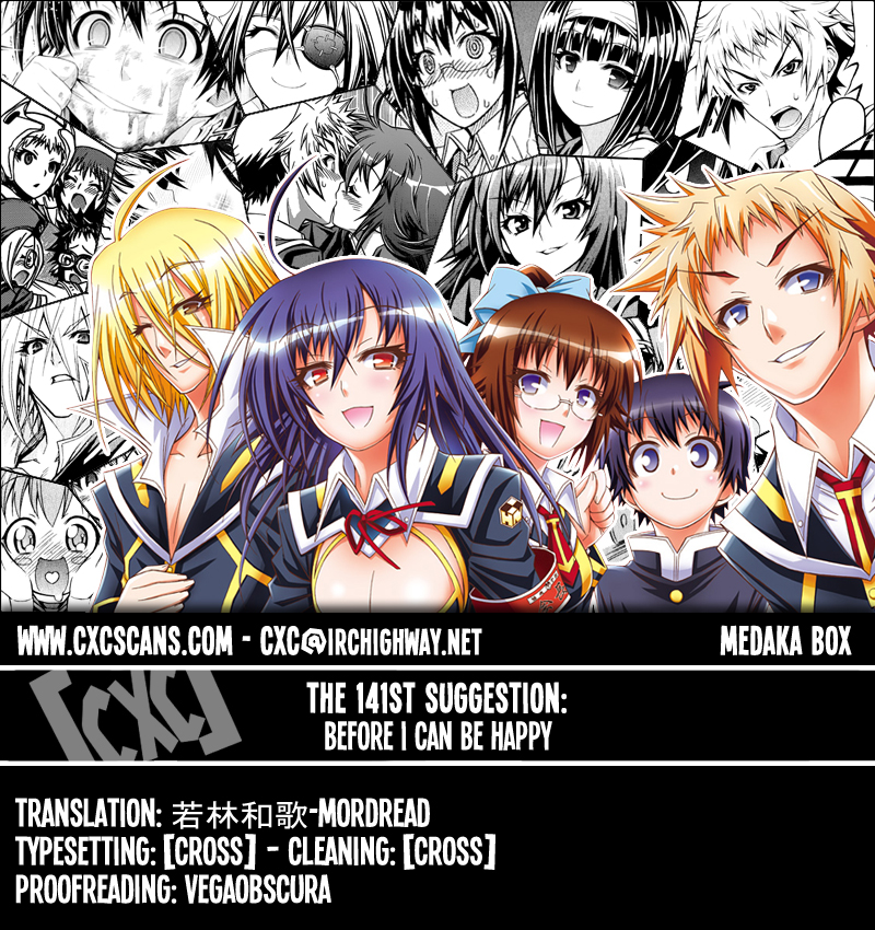 Medaka Box Chapter 141 page 1 - Chapter 141 : The 141st Suggestion - Before I Can be Happy