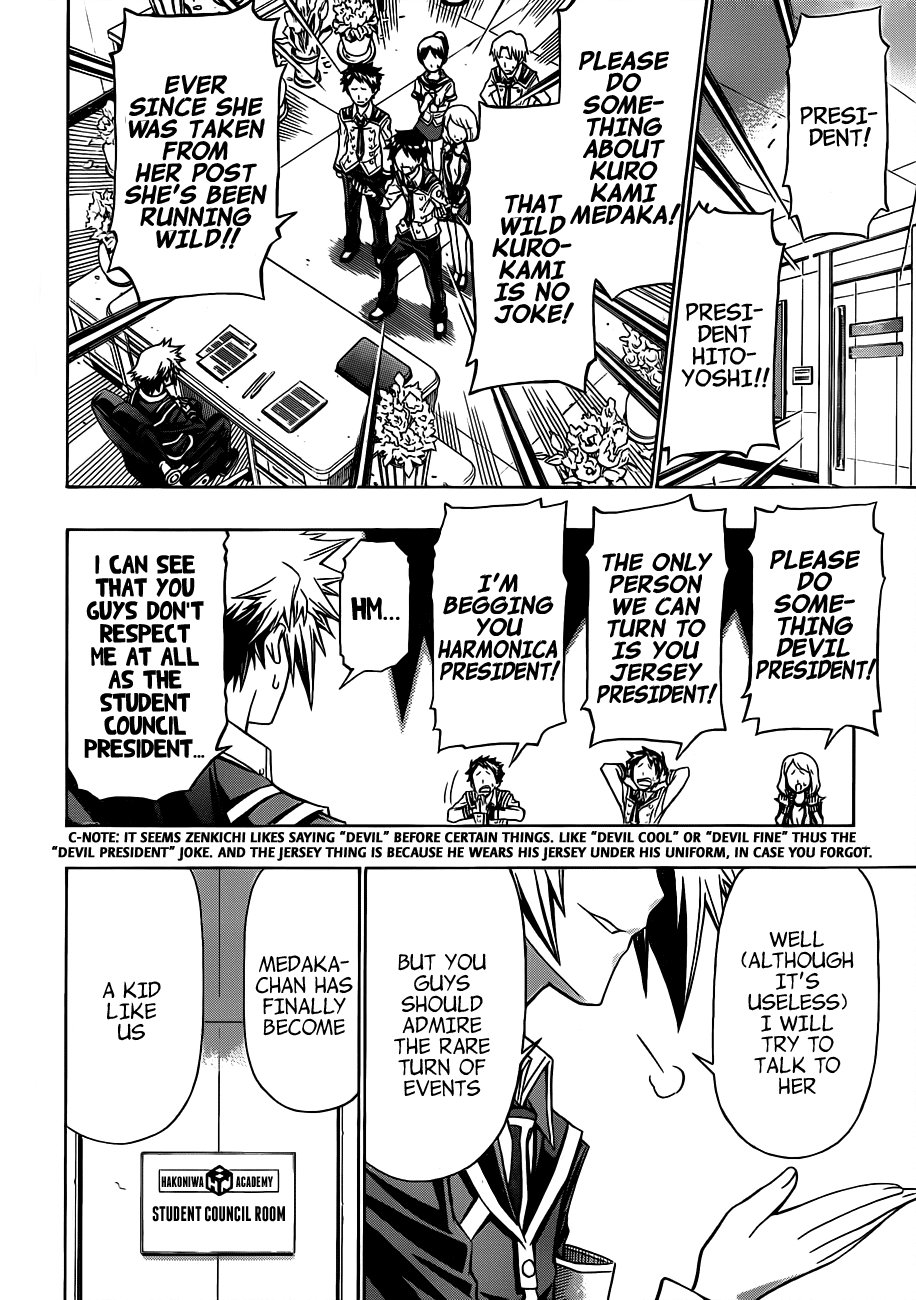 Medaka Box Chapter 141 page 7 - Chapter 141 : The 141st Suggestion - Before I Can be Happy