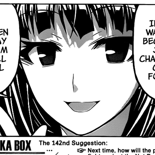 Medaka Box Chapter 142 : The 142nd Suggestion - My Opponents Lack Nothing cover
