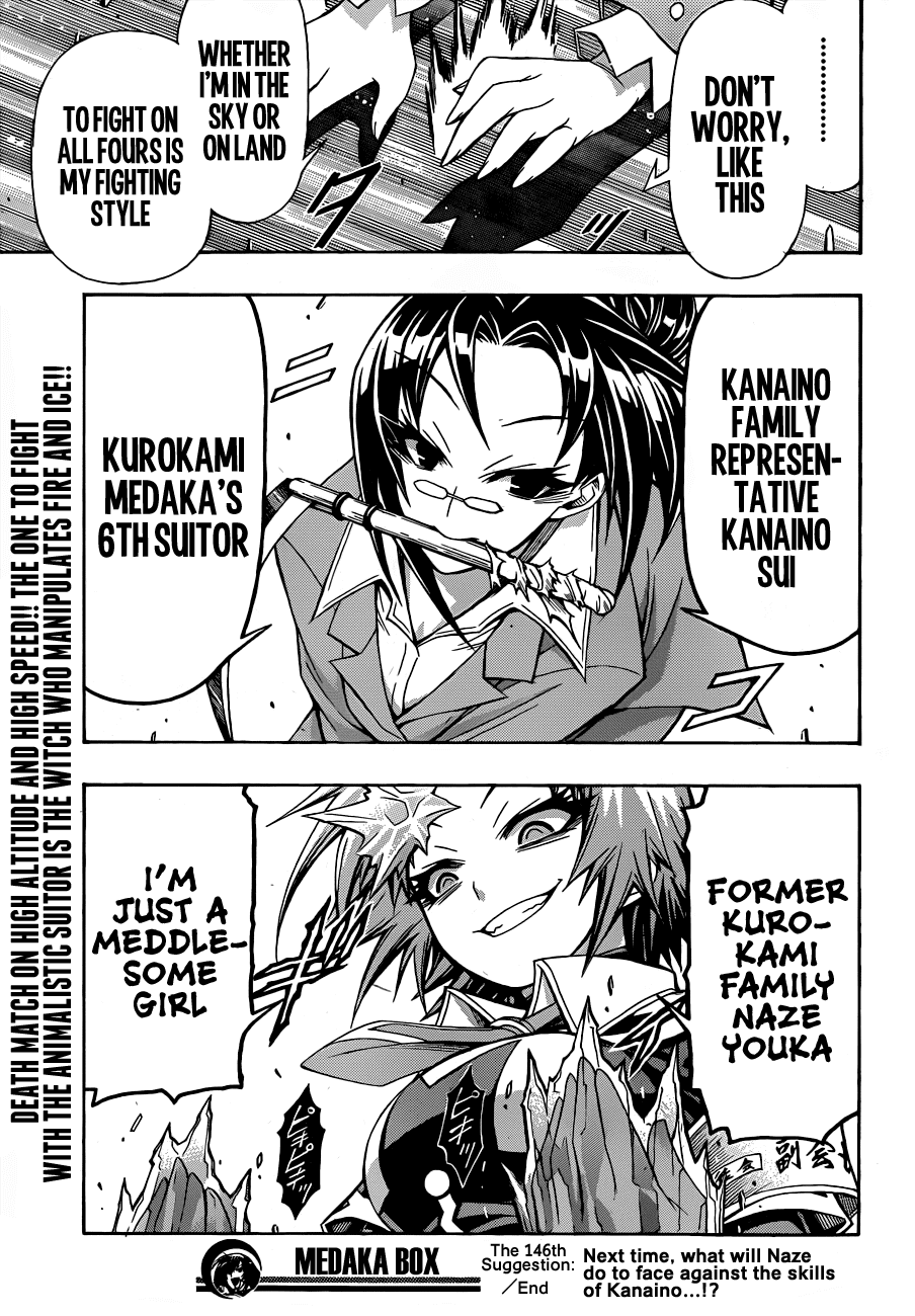 Medaka Box Chapter 146 page 21 - Chapter 146 : The 146th Suggestion - I Didn't Mean to Laugh