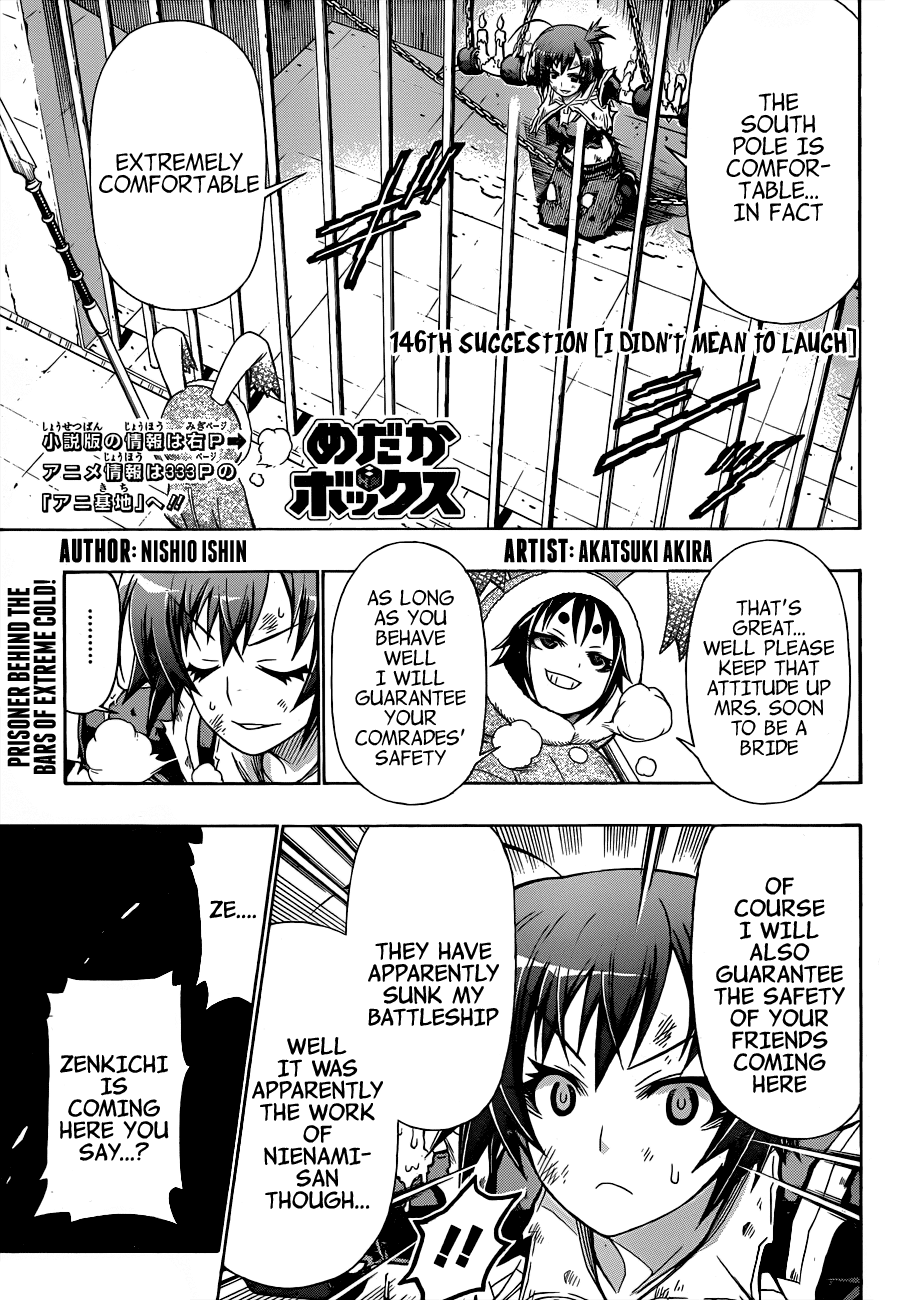 Medaka Box Chapter 146 page 4 - Chapter 146 : The 146th Suggestion - I Didn't Mean to Laugh