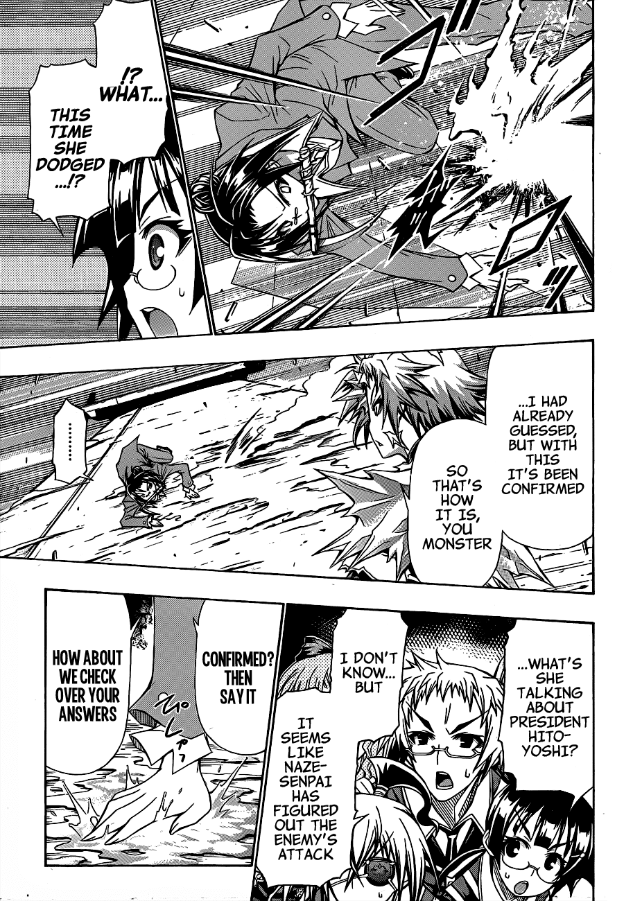 Medaka Box Chapter 147 page 17 - Chapter 147 : The 147th Suggestion - Feels Like Your Luck Is at an All Time Low