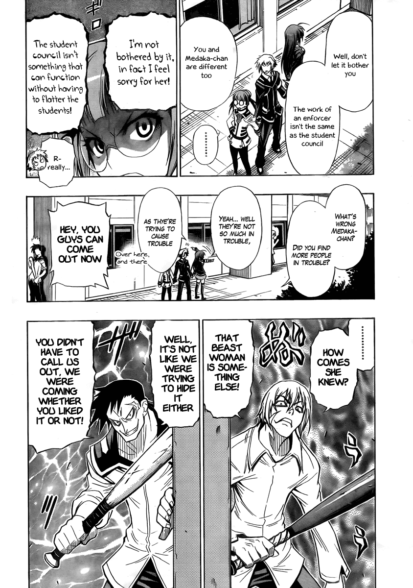 Medaka Box Chapter 15 page 14 - Chapter 15 : The 15th Suggestion - Butting Heads