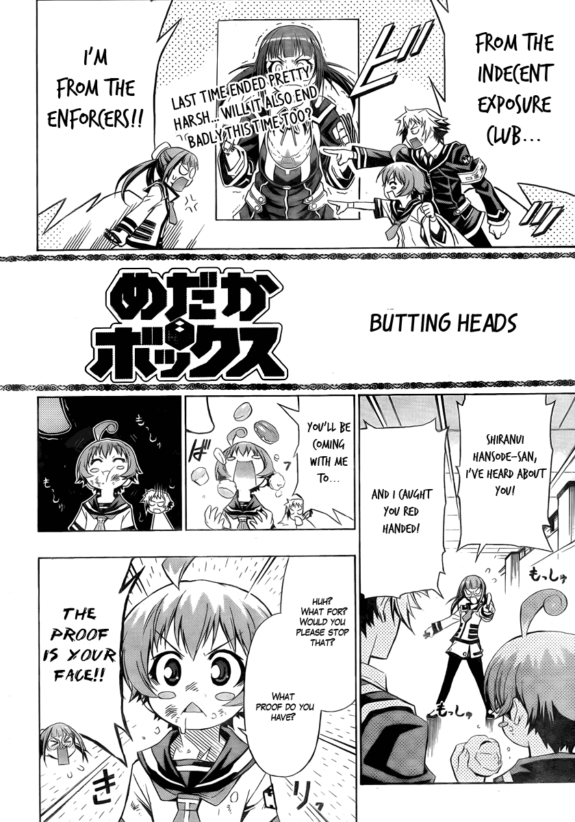 Medaka Box Chapter 15 page 2 - Chapter 15 : The 15th Suggestion - Butting Heads