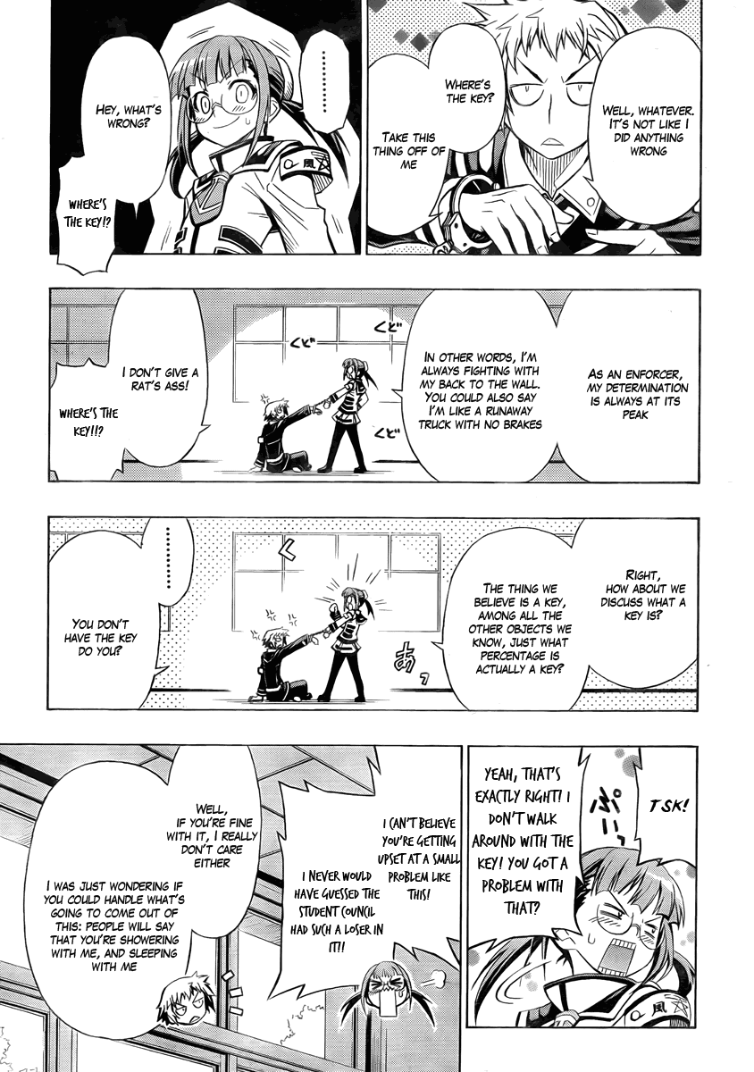 Medaka Box Chapter 15 page 5 - Chapter 15 : The 15th Suggestion - Butting Heads