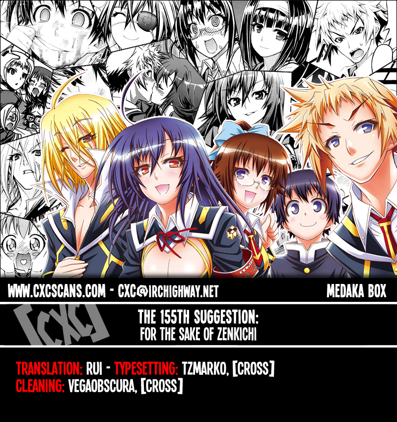 Medaka Box Chapter 155 page 1 - Chapter 155 : The 155th Suggestion - For the Sake of Zenkichi