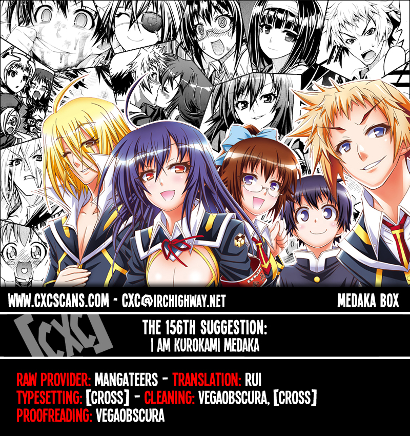 Medaka Box Chapter 156 page 1 - Chapter 156 : The 156th Suggestion - I am Kurokami Medaka