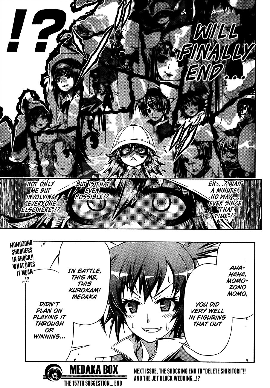 Medaka Box Chapter 157 page 20 - Chapter 157 : The 157th Suggestion - My Loss Would Have Been Decided