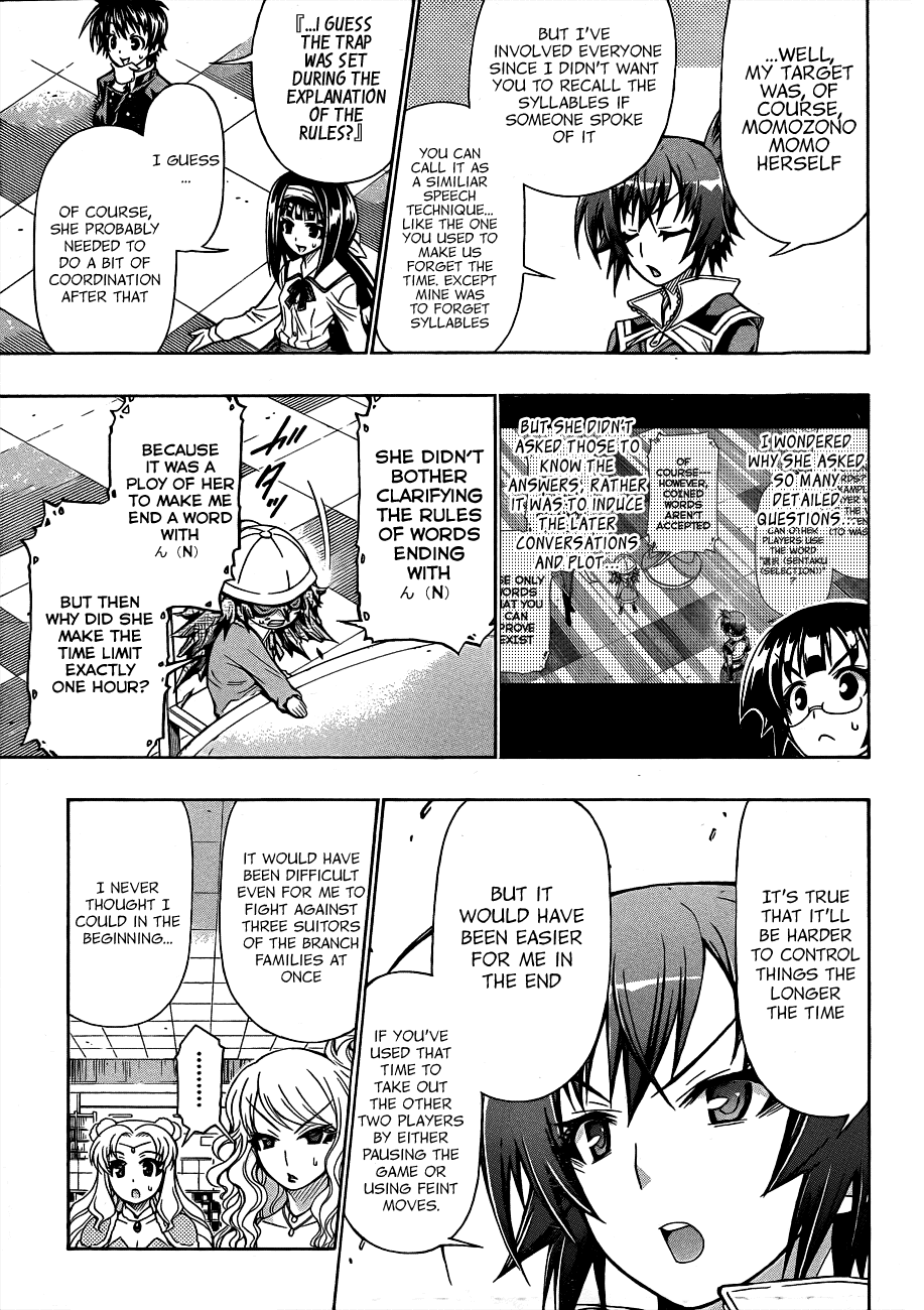 Medaka Box Chapter 158 page 12 - Chapter 158 : The 158th Suggestion - I Have No Words to Say