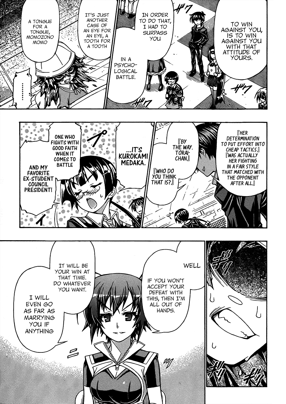 Medaka Box Chapter 158 page 14 - Chapter 158 : The 158th Suggestion - I Have No Words to Say
