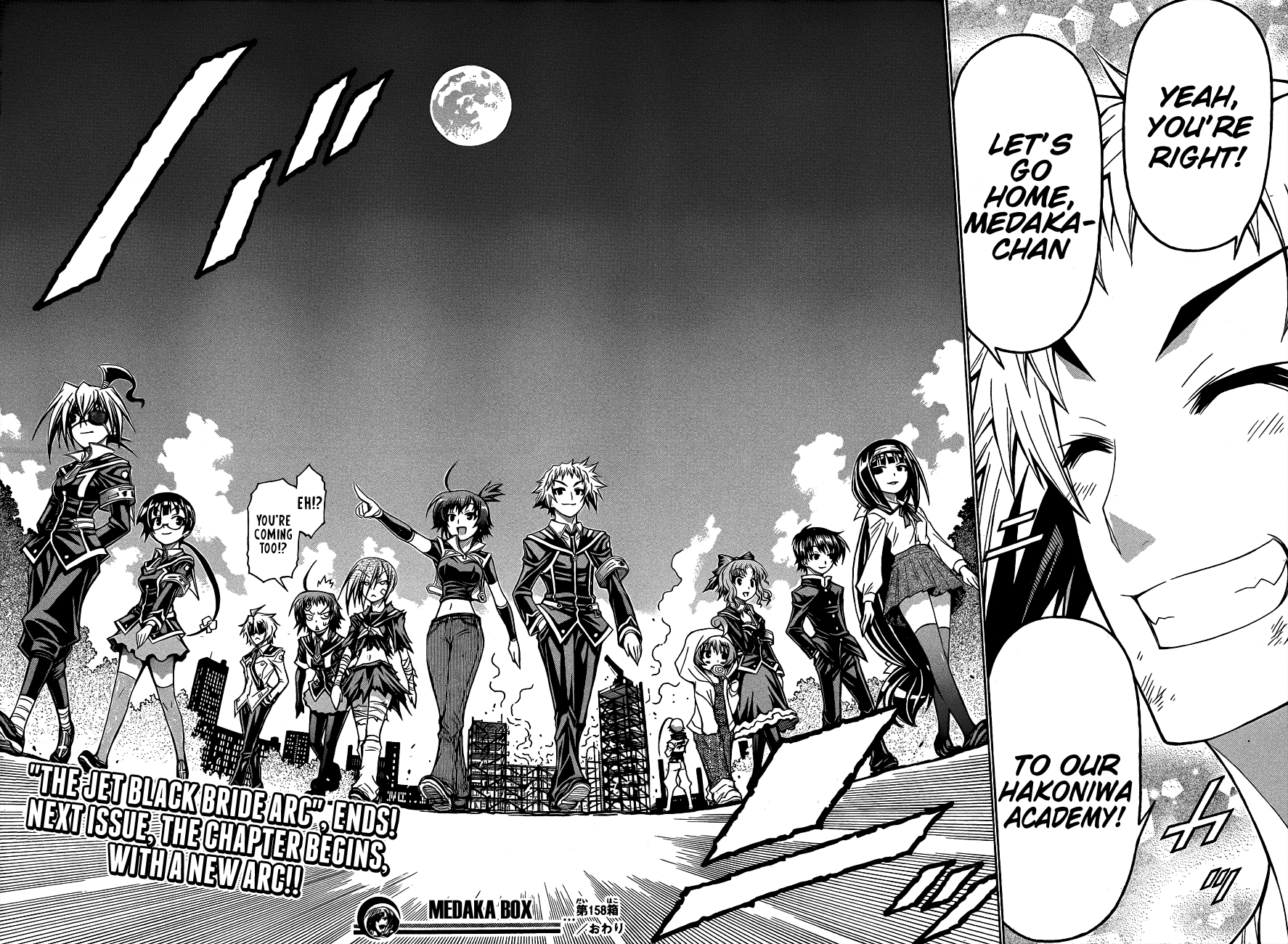 Medaka Box Chapter 158 page 19 - Chapter 158 : The 158th Suggestion - I Have No Words to Say