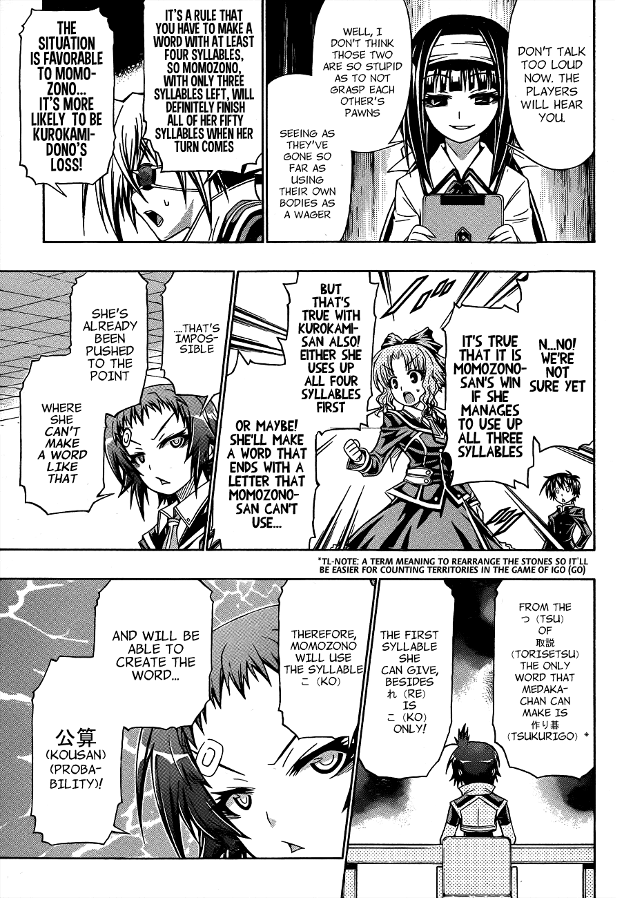 Medaka Box Chapter 158 page 5 - Chapter 158 : The 158th Suggestion - I Have No Words to Say