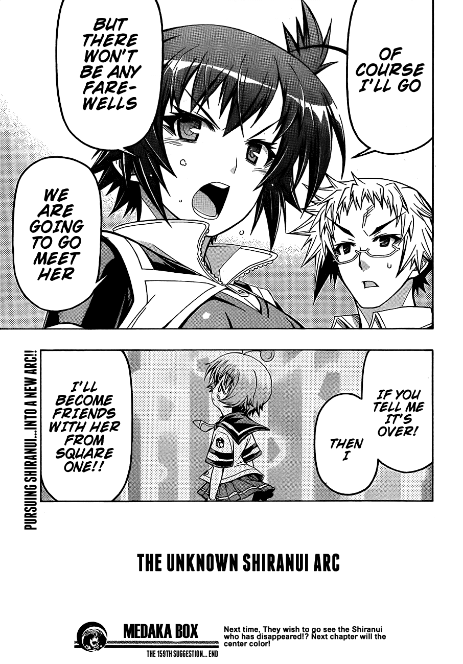 Medaka Box Chapter 159 page 21 - Chapter 159 : The 159th Suggestion - Shiranui Hansode is