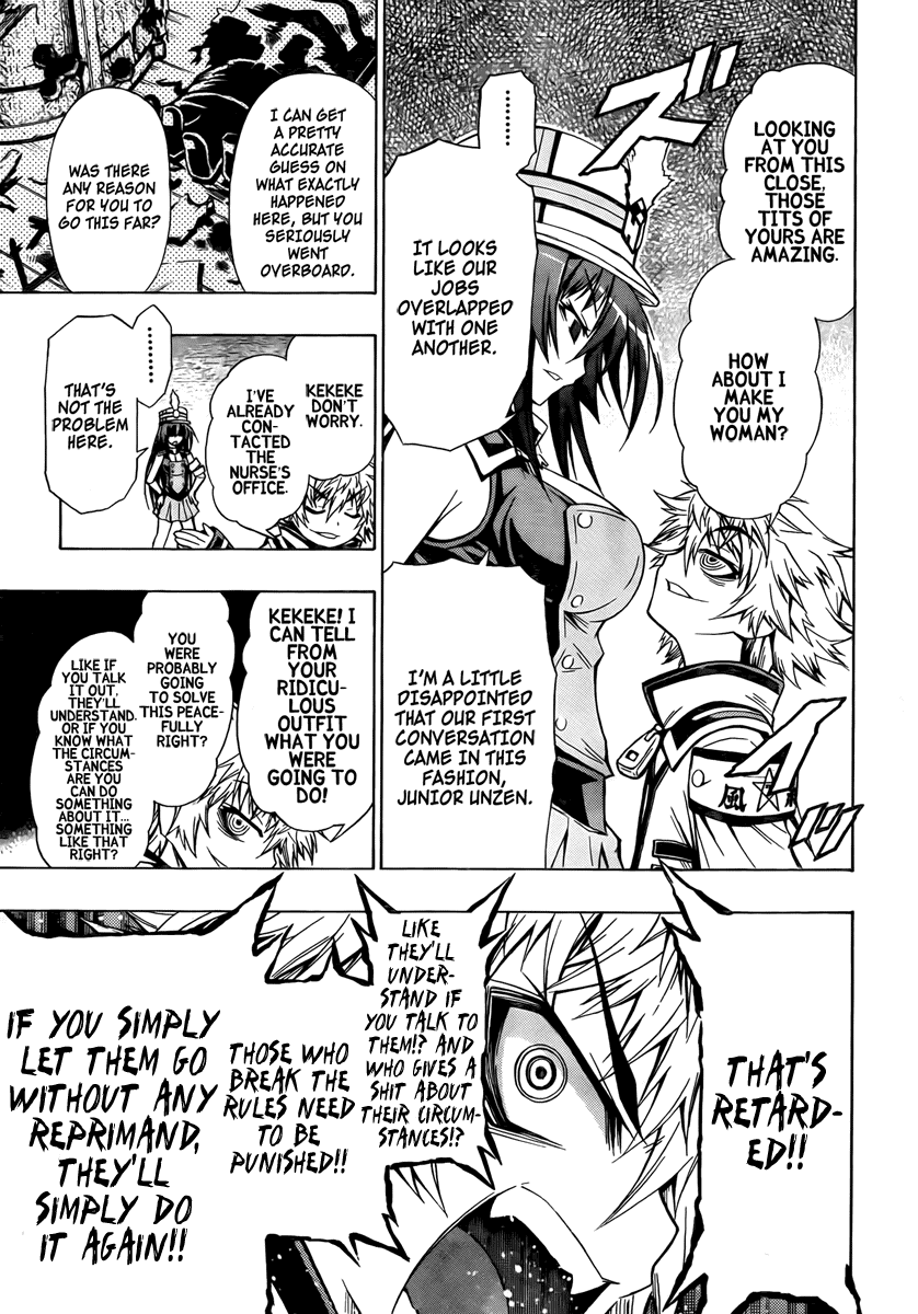 Medaka Box Chapter 16 page 13 - Chapter 16 : The 16th Suggestion - Looking Down on People as Fundamentally Depraved