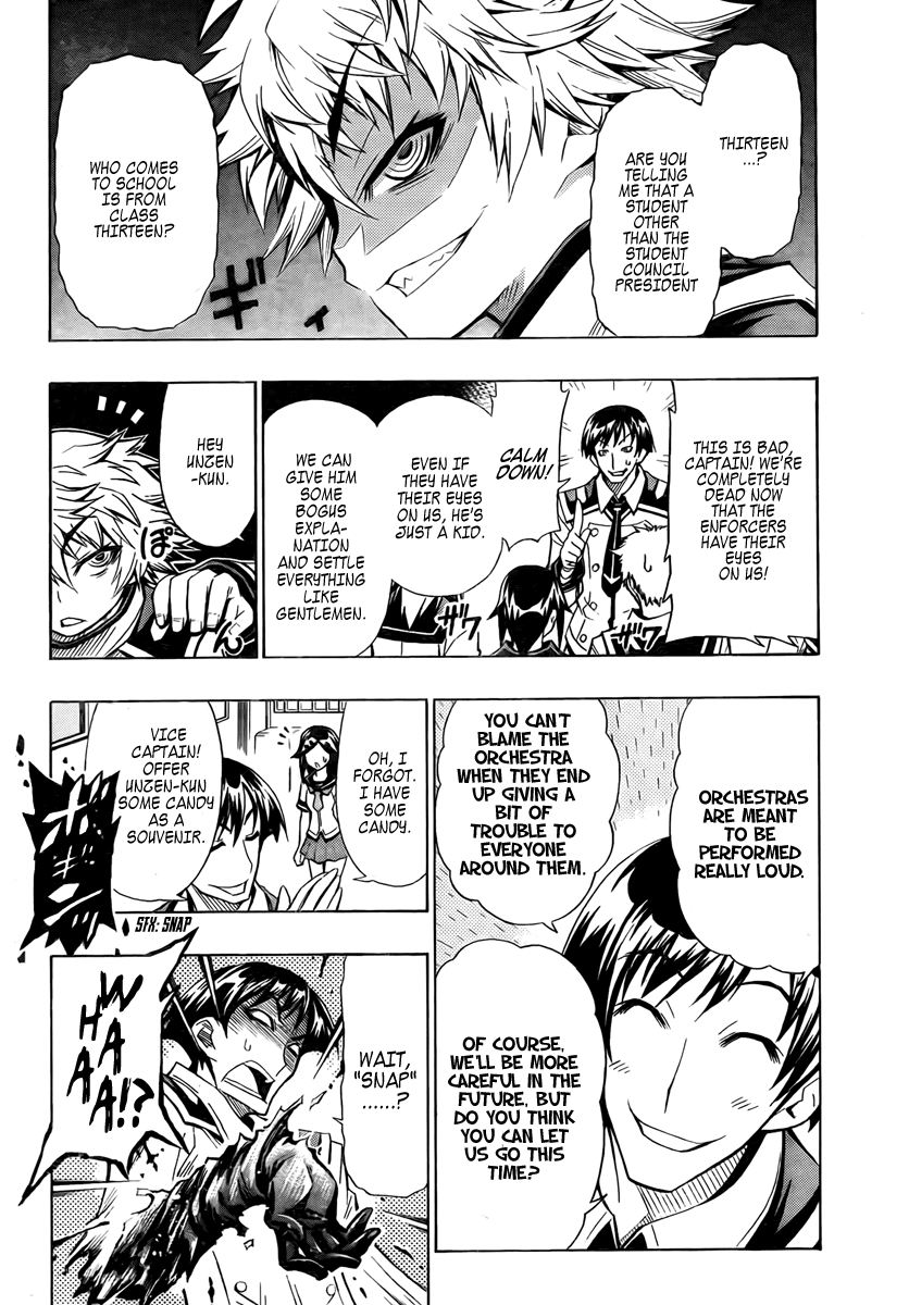 Medaka Box Chapter 16 page 5 - Chapter 16 : The 16th Suggestion - Looking Down on People as Fundamentally Depraved