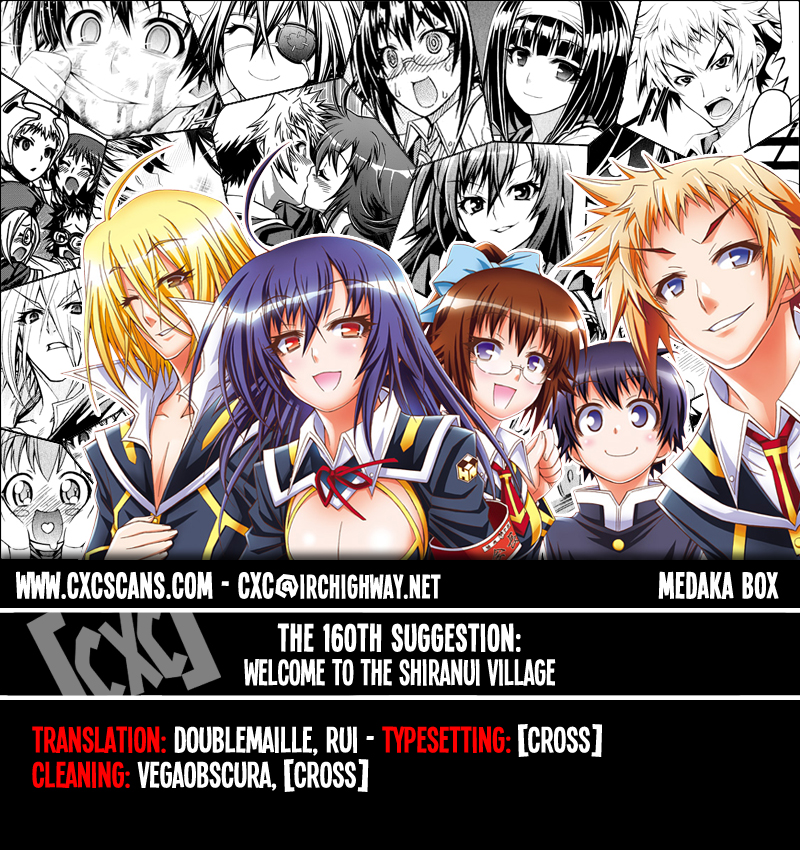 Medaka Box Chapter 160 page 1 - Chapter 160 : The 160th Suggestion - Welcome to the Shiranui Village