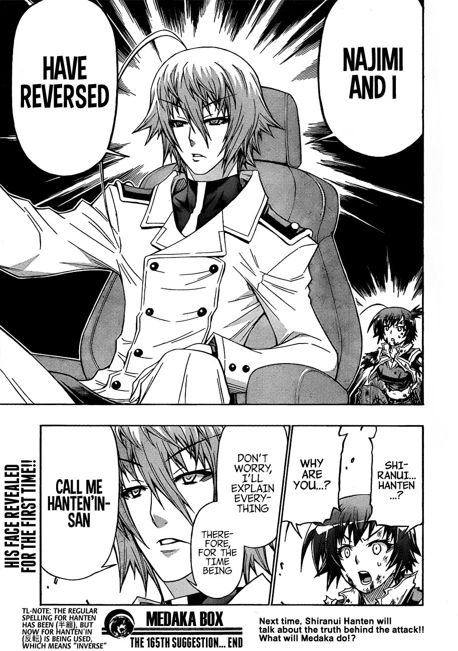 Medaka Box Chapter 165 page 24 - Chapter 165 : The 165th Suggestion - The Thirteen Party