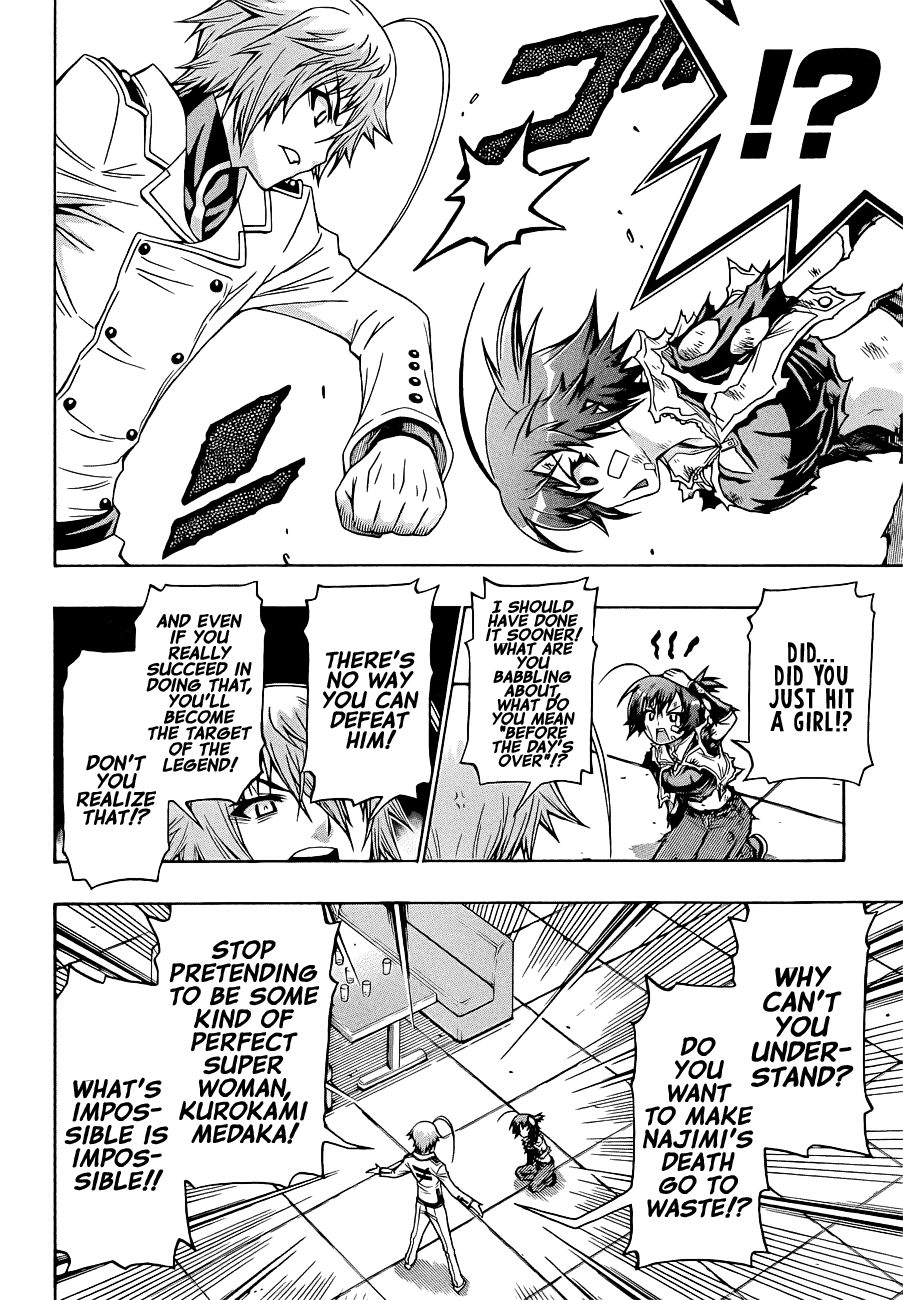 Medaka Box Chapter 166 page 16 - Chapter 166 : The 166th Suggestion - I'll Crush Him Before the Day is Over