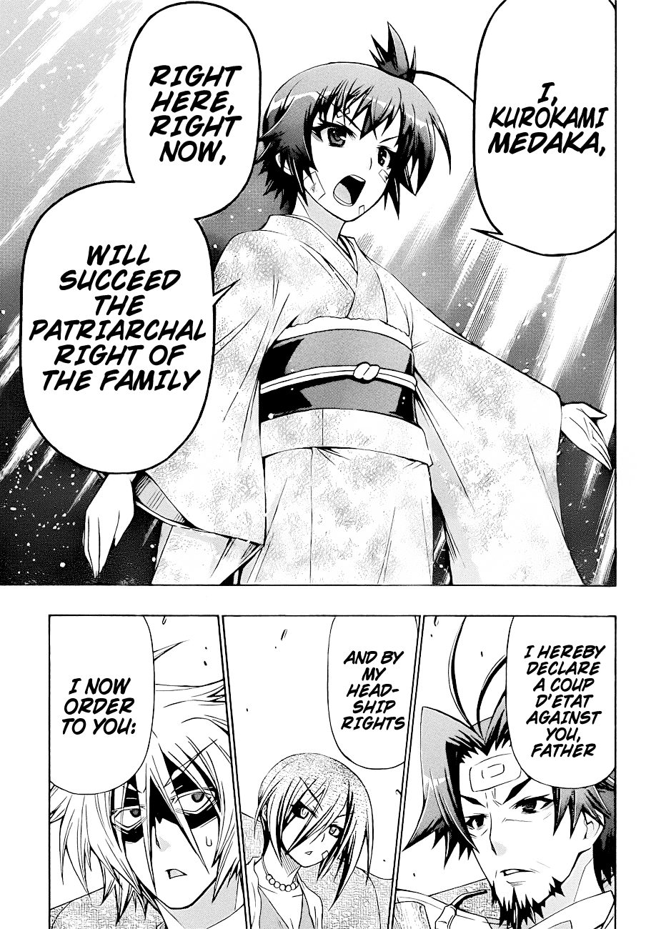 Medaka Box Chapter 167 page 19 - Chapter 167 : The 167th Suggestion - I Definitely Won't Tell You