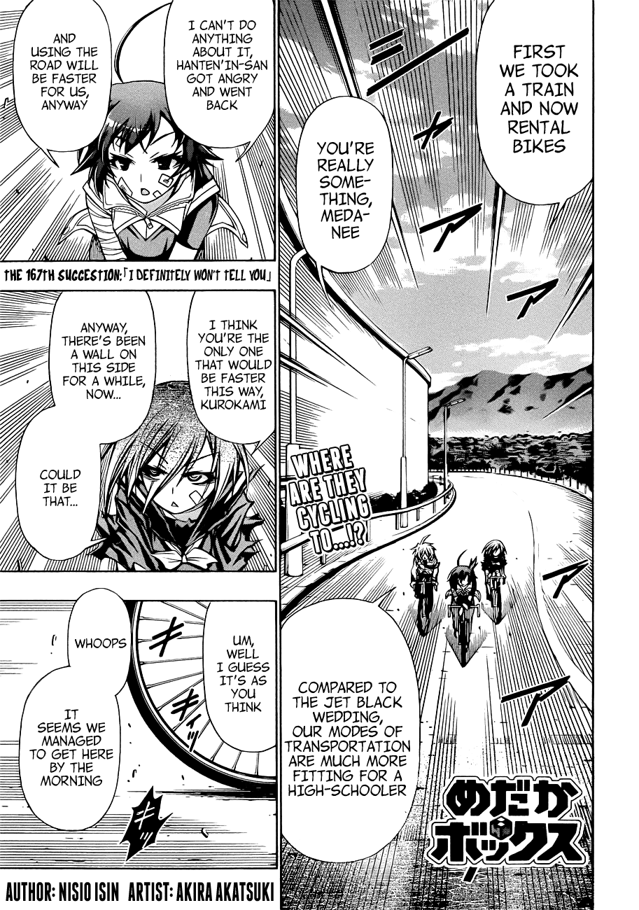 Medaka Box Chapter 167 page 3 - Chapter 167 : The 167th Suggestion - I Definitely Won't Tell You