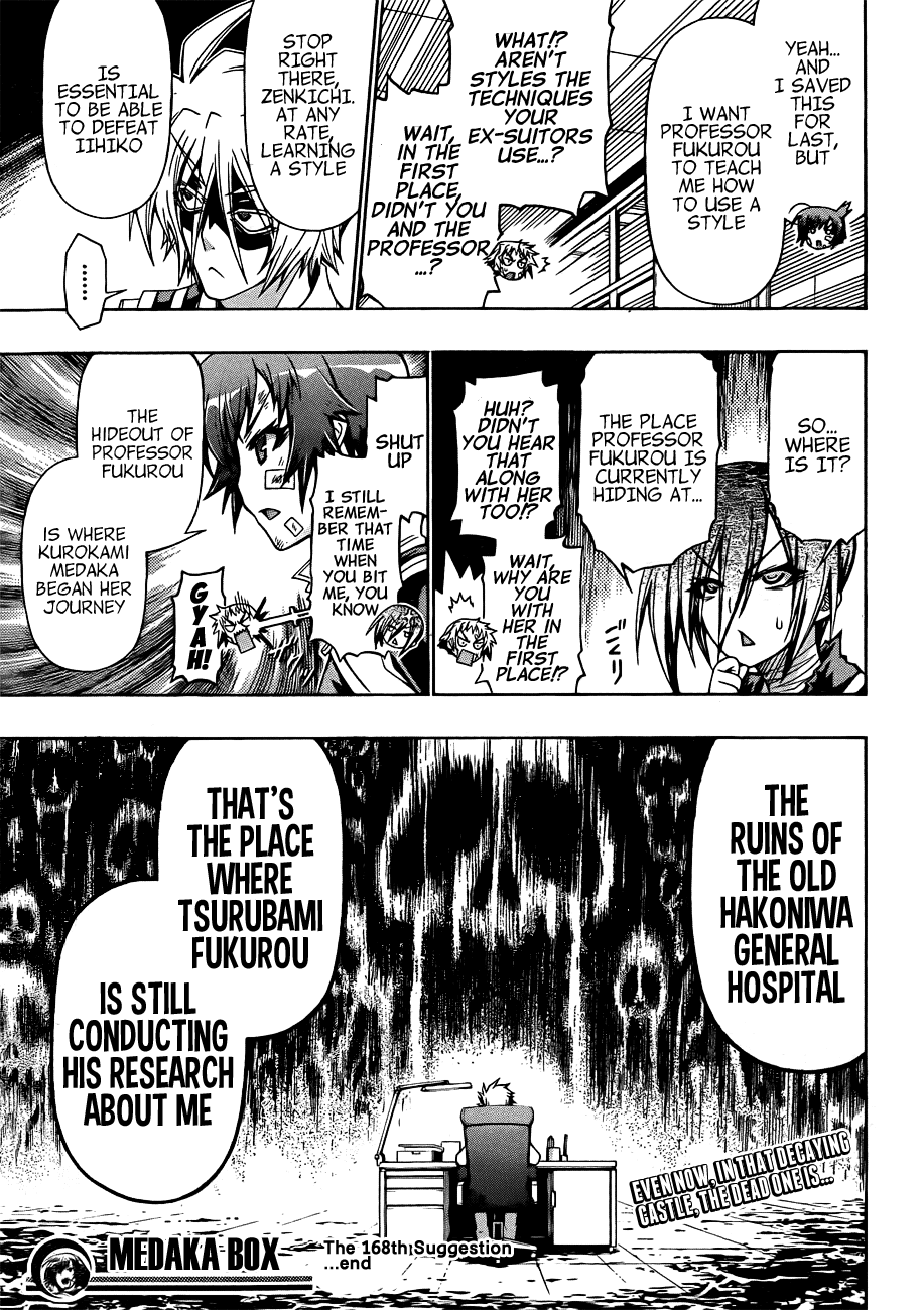 Medaka Box Chapter 168 page 21 - Chapter 168 : The 168th Suggestion - The first and only bias action