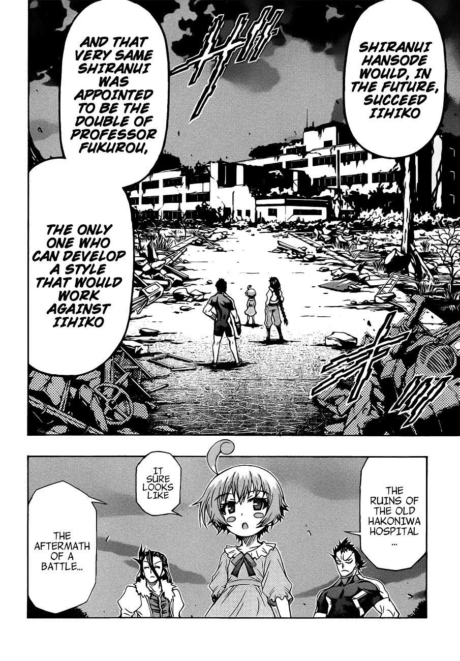 Medaka Box Chapter 169 page 14 - Chapter 169 : The 169th Suggestion - Hakoniwa Academy Hospital Ruins
