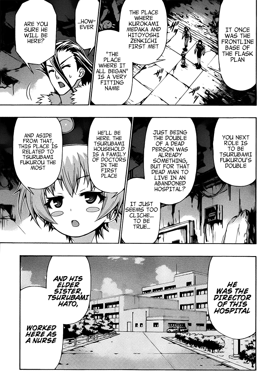 Medaka Box Chapter 169 page 15 - Chapter 169 : The 169th Suggestion - Hakoniwa Academy Hospital Ruins