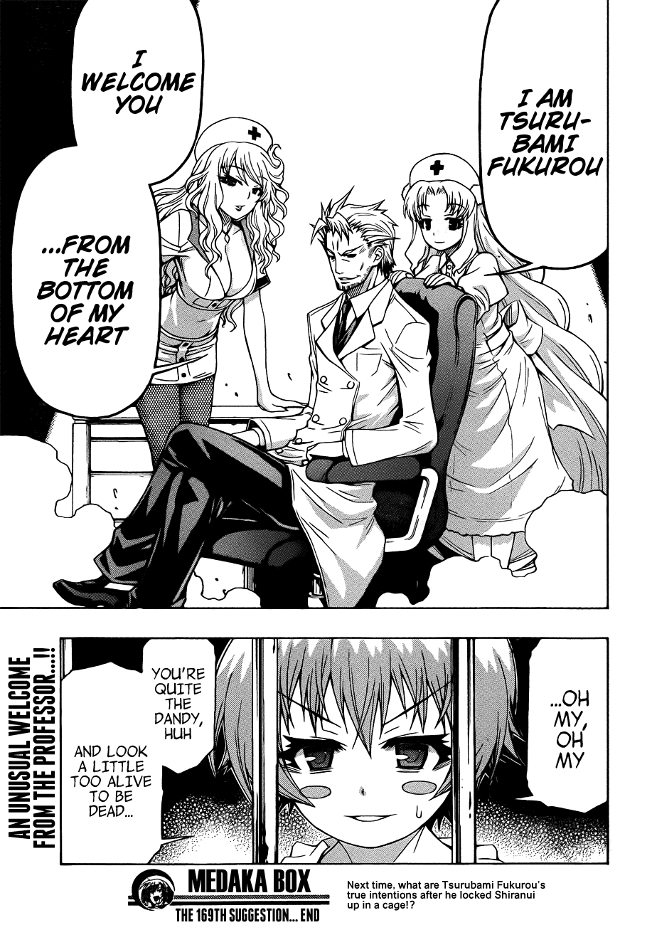 Medaka Box Chapter 169 page 23 - Chapter 169 : The 169th Suggestion - Hakoniwa Academy Hospital Ruins