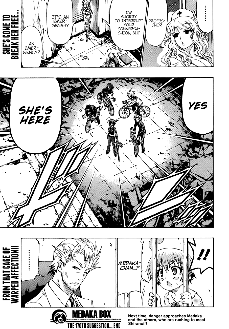 Medaka Box Chapter 170 page 20 - Chapter 170 : The 170th Suggestion - Tsurubami Fukurou